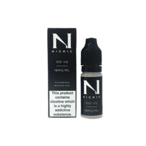 NIC NIC 18mg Flavourless Vape Juice Nicotine Shot (100VG) 10ml