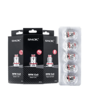 Smok RPM Replacement Coils - Triple Coil 0.6 Ohm/ Mesh 0.4 Ohm/ Quartz 1.2 Ohm/ SC 1.0 Ohm