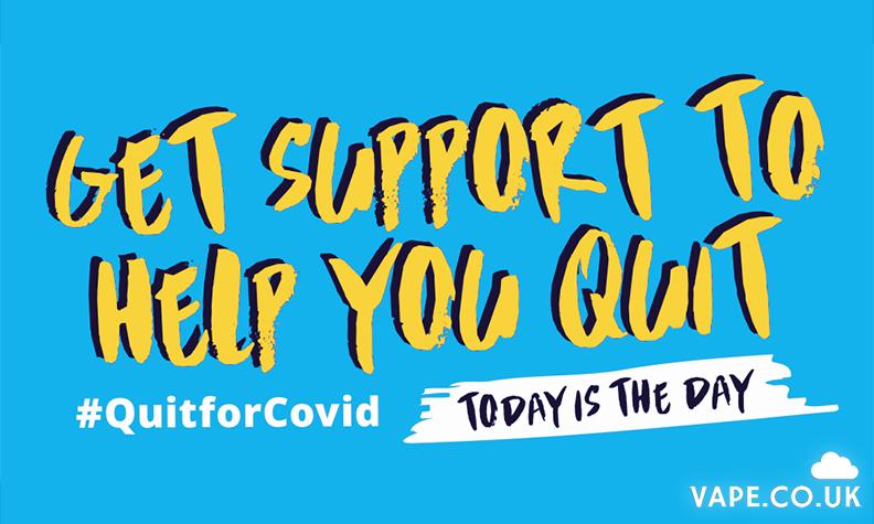 Get support to help you quit | #QuitForCovid | Vape.co.uk
