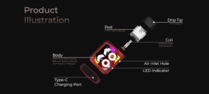 uwell caliburn koko prime components