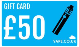 £50 gift card discount vape co uk for vape kits and E-liquid