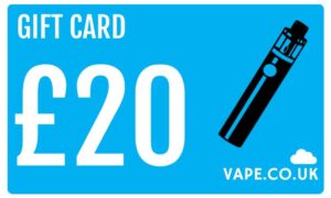 £20 discount gift card for vaping
