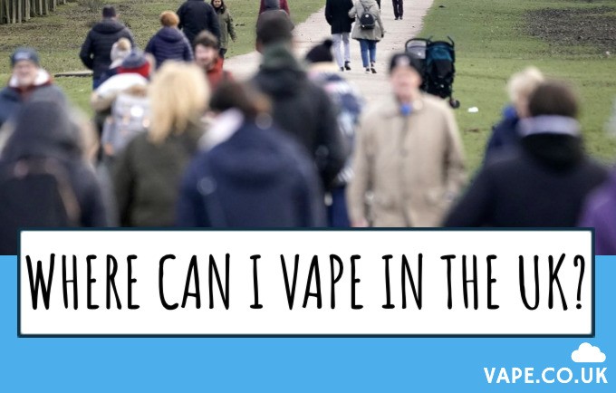 Where can I vape in the uk?