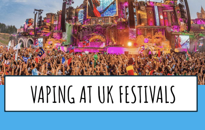 am i allowed to vape at festivals?