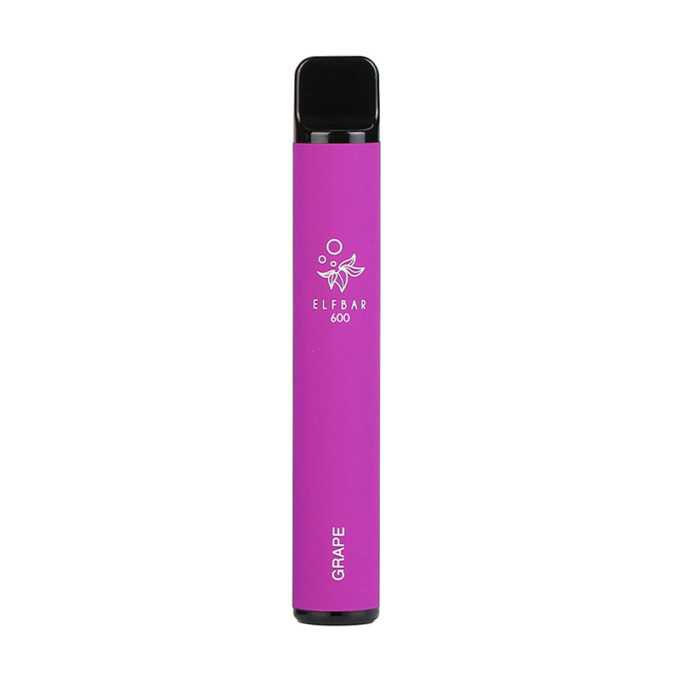 Elf Bar 20mg (2%) 600 Puffs Disposable Vape grape