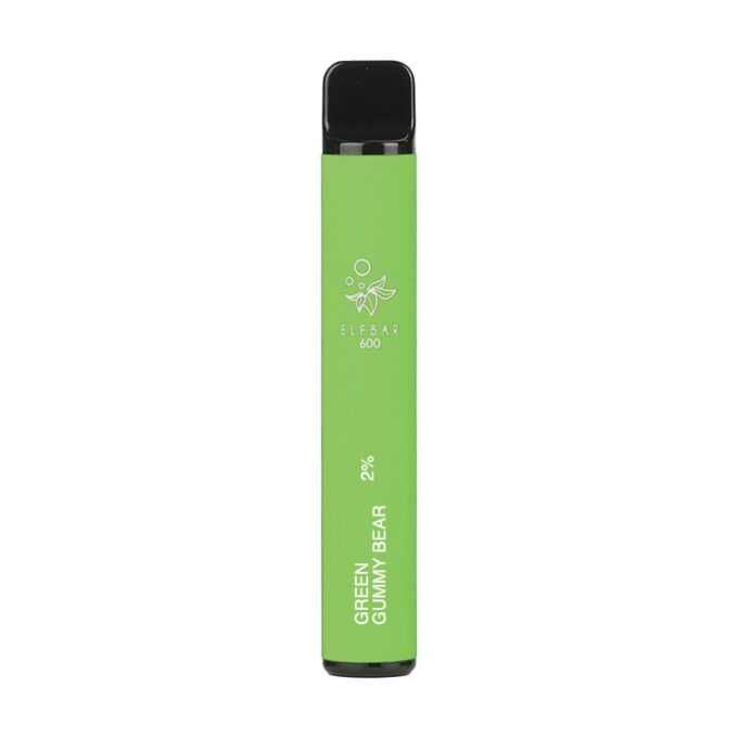 Elf Bar 20mg (2%) 600 Puffs Disposable Vape green gummy bear