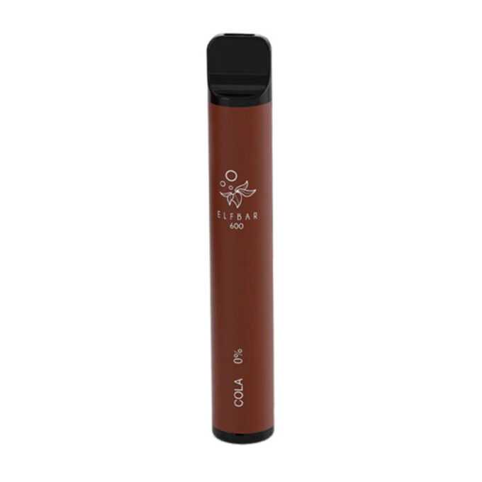 0mg ELF Bar 600 (0% Nicotine Free) cola