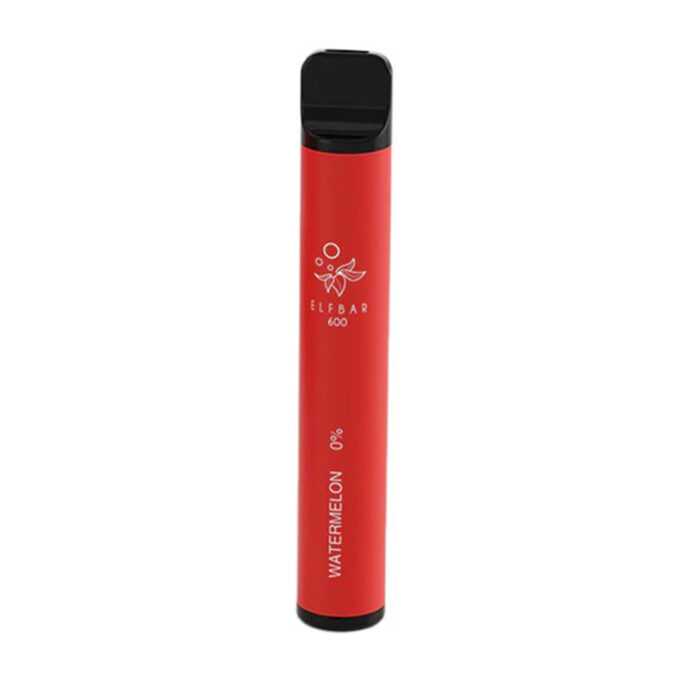 0mg ELF Bar 600 (0% Nicotine Free) watermelon