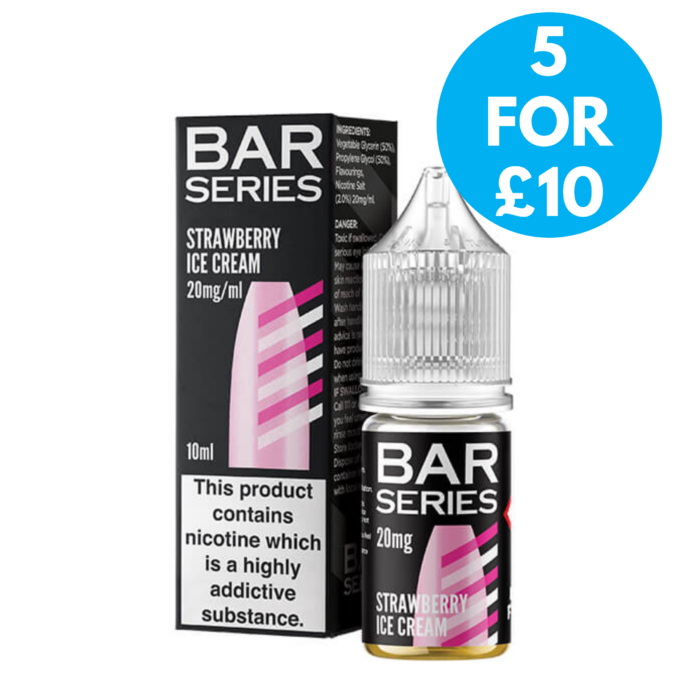 20mg (2%) Bar Series 10ml Nic Salts