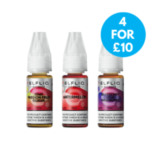 1% elf bar juice 4 for £10