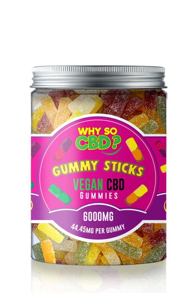 Why So CBD? 6000mg CBD Large Vegan Gummies