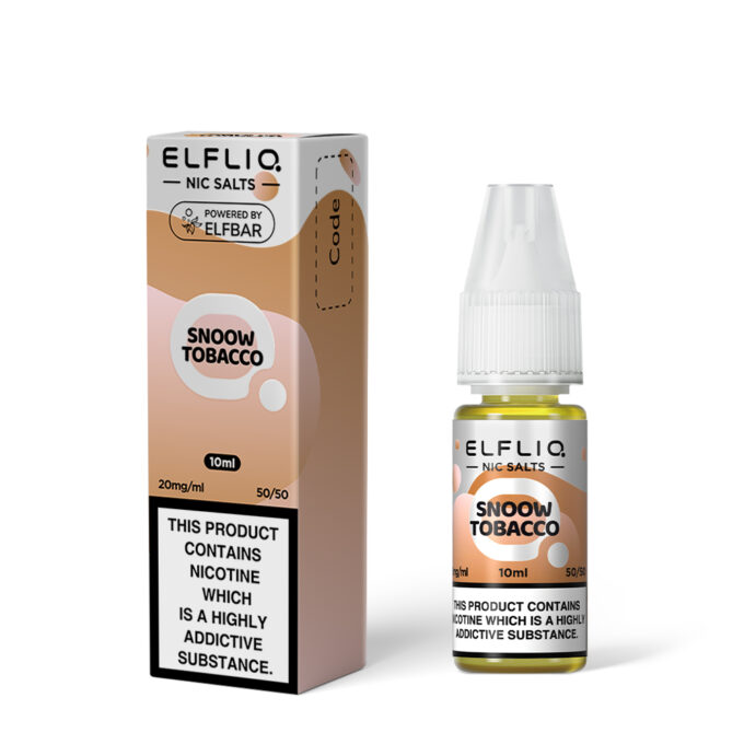 20mg (2%) ELFLIQ By Elf Bar 10ml Nic Salt snoow tobacco