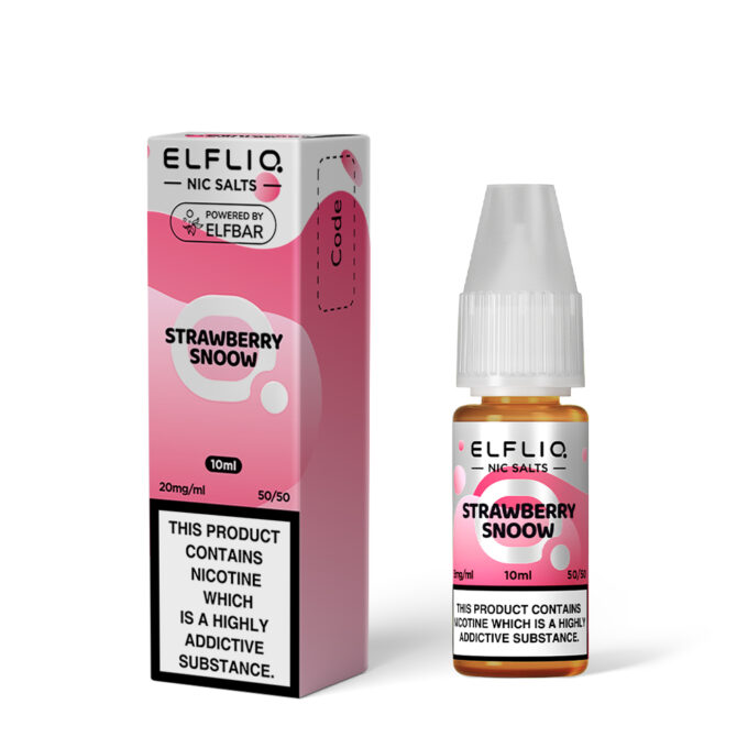 20mg (2%) ELFLIQ By Elf Bar 10ml Nic Salt strawberry snoow