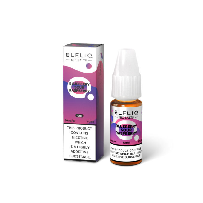 20mg (2%) ELFLIQ By Elf Bar 10ml Nic salt blueberry sour raspberry