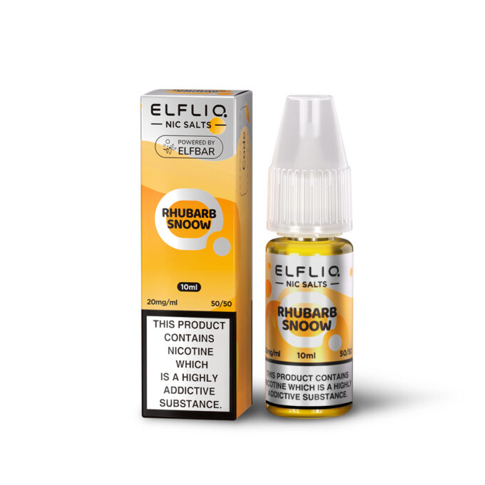 20mg (2%) ELFLIQ By Elf Bar 10ml Nic Salt rhubarb snoow