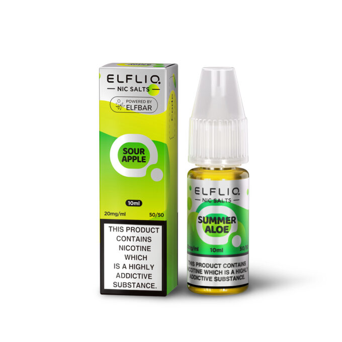 20mg (2%) ELFLIQ By Elf Bar 10ml Nic Salt sour apple