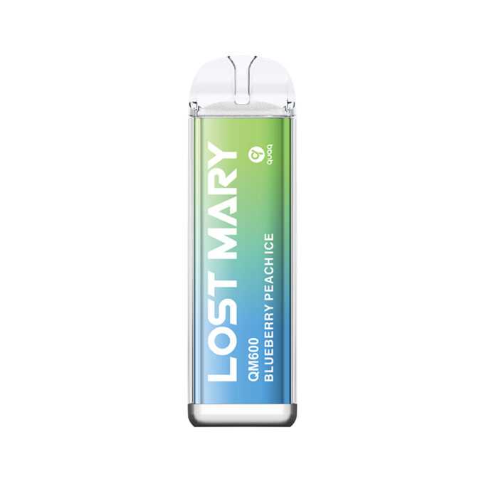 20mg ELF Bar Lost Mary QM600 blueberry peach ice