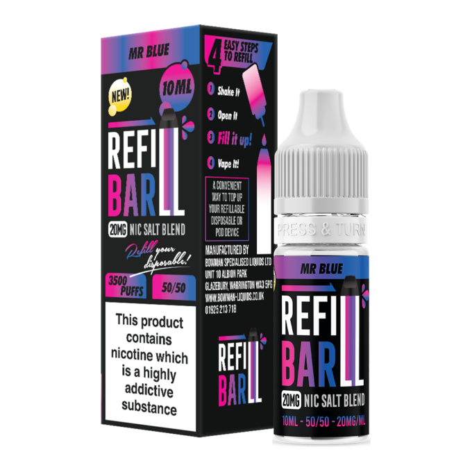 20mg Refill Bar Salts 10ml Nic Salts (50VG/50PG)