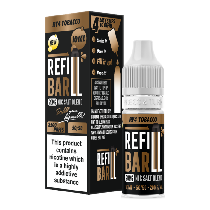 20mg Refill Bar Salts 10ml Nic Salts (50VG/50PG)
