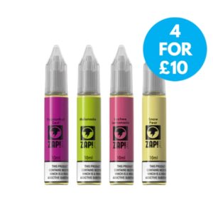 zap juice 10ml 4 for £10