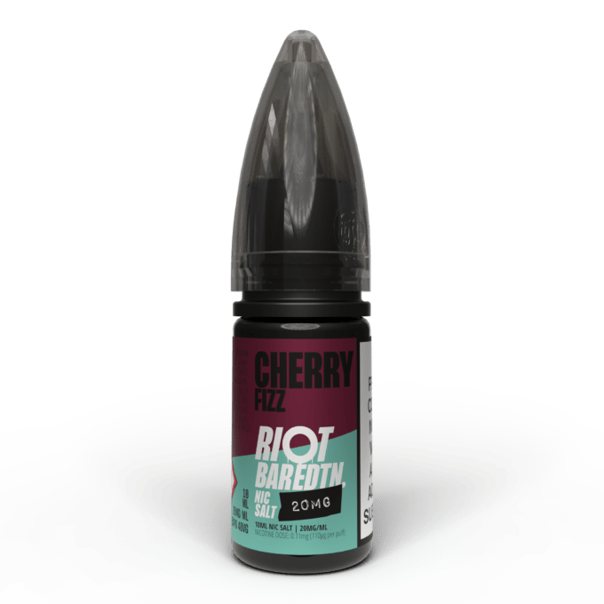 20mg Riot E-liquid BAR EDTN 10ml Nic Salts (50VG/50PG) cherry fizz
