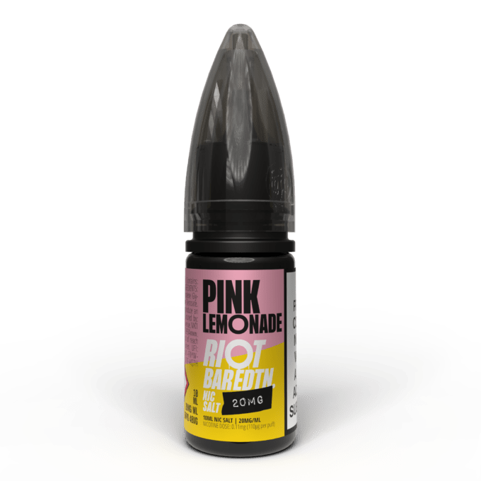 20mg Riot E-liquid BAR EDTN 10ml Nic Salts (50VG/50PG) pink lemonade