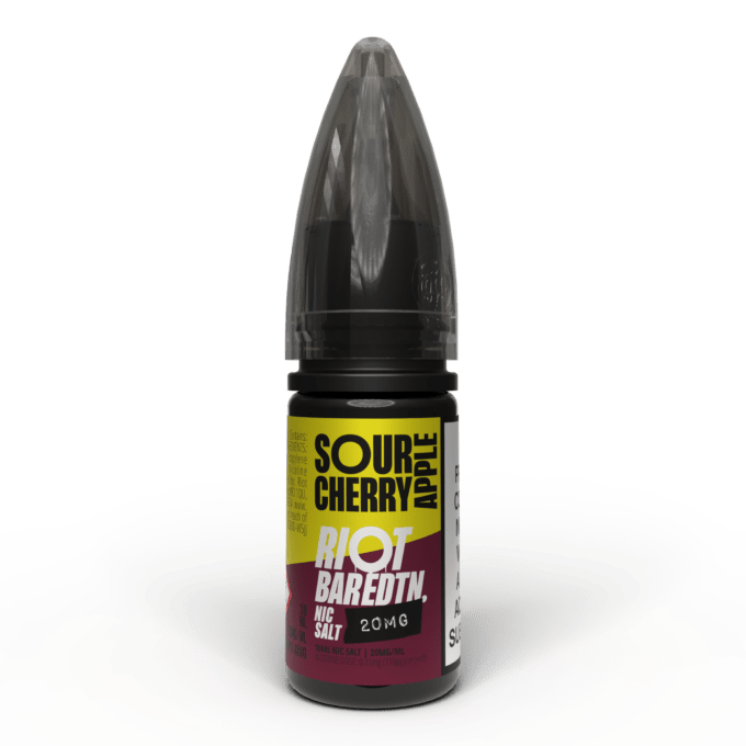 20mg Riot E-liquid BAR EDTN 10ml Nic Salts (50VG/50PG) sour cherry apple