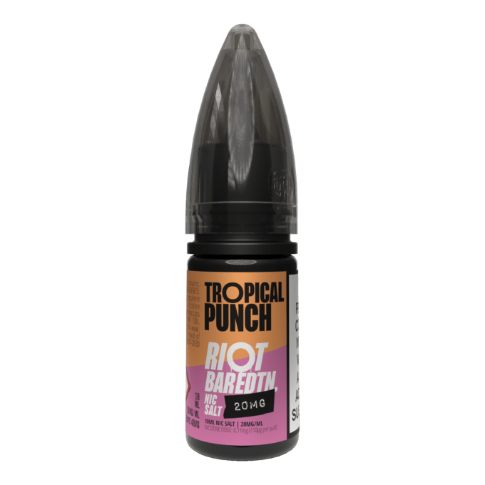20mg Riot E-liquid BAR EDTN 10ml Nic Salts (50VG/50PG) tropical punch