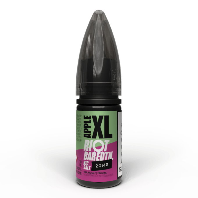 20mg Riot E-liquid BAR EDTN 10ml Nic Salts (50VG/50PG) apple XL