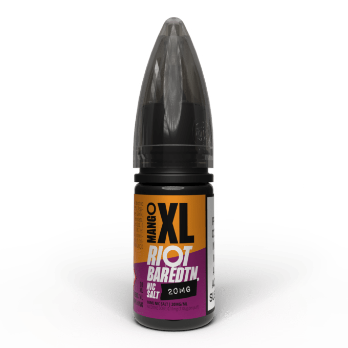 20mg Riot E-liquid BAR EDTN 10ml Nic Salts (50VG/50PG) mango xl