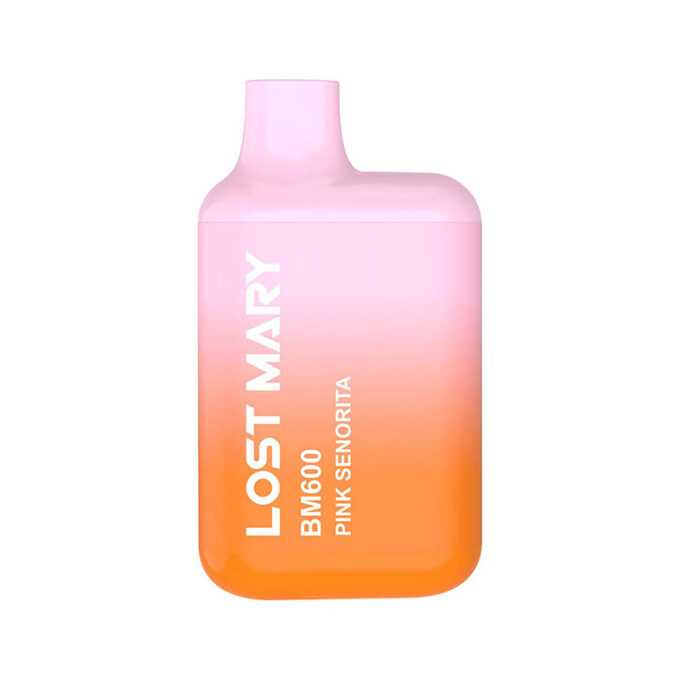 20mg Lost Mary BM600 Disposable 600 Puffs Pink Senorita