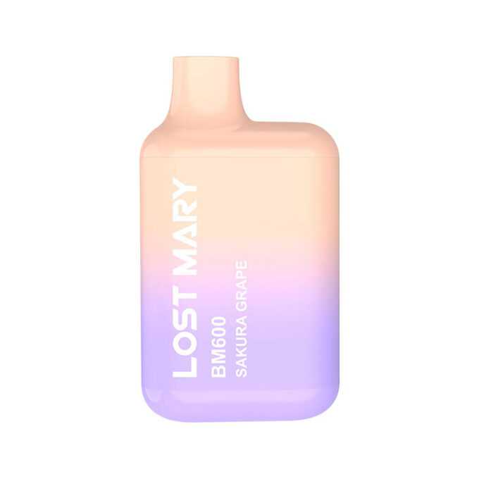 20mg Lost Mary BM600 Disposable 600 Puffs Sakura Grape