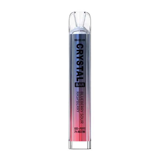 20mg SKE Crystal Bar Disposable Vape blueberry sour raspberry