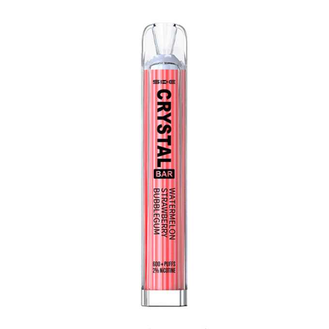 20mg SKE Crystal Bar Disposable Vape watermelon strawberry bubblegum
