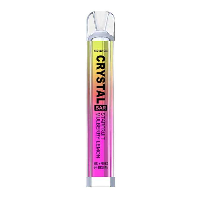 20mg SKE Crystal Bar Disposable Vape starfruit mulberry lemon