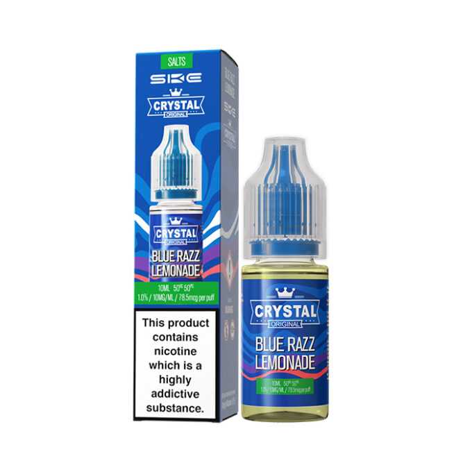 10mg SKE Crystal Original 10ml Nic Salts (50VG/50PG) Blue Razz Lemonade