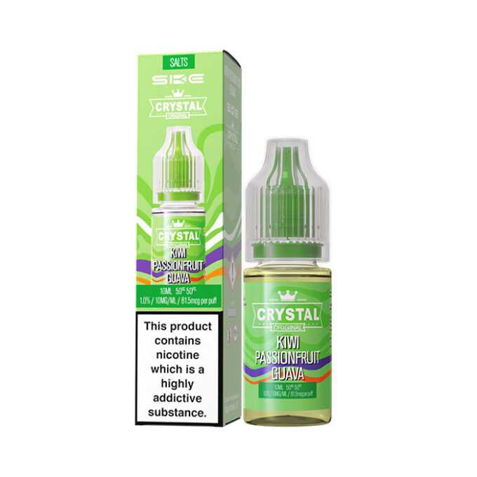 10mg SKE Crystal Original 10ml Nic Salts (50VG/50PG) Kiwi Passionfruit Guava