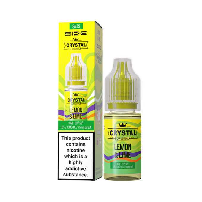 10mg SKE Crystal Original 10ml Nic Salts (50VG/50PG) Lemon & Lime