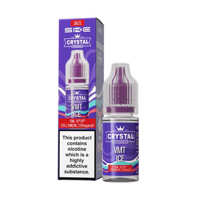 10mg SKE Crystal Original 10ml Nic Salts (50VG/50PG) VMT-ICE