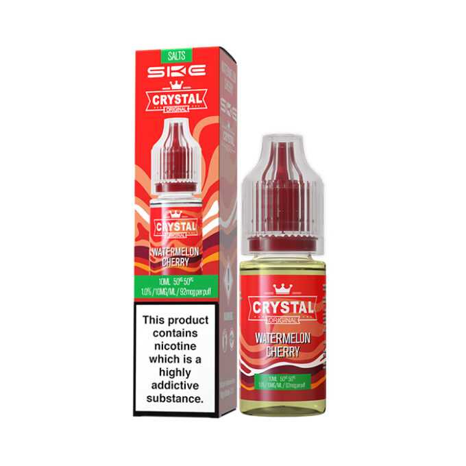 10mg SKE Crystal Original 10ml Nic Salts (50VG/50PG) Watermelon-Cherry