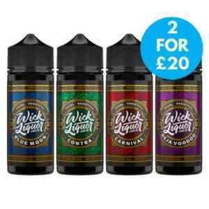 Wick Liquor 100ml shortfill 2 for £20
