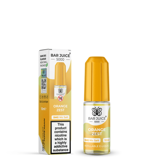 orange zest 5mg bar juice 5000