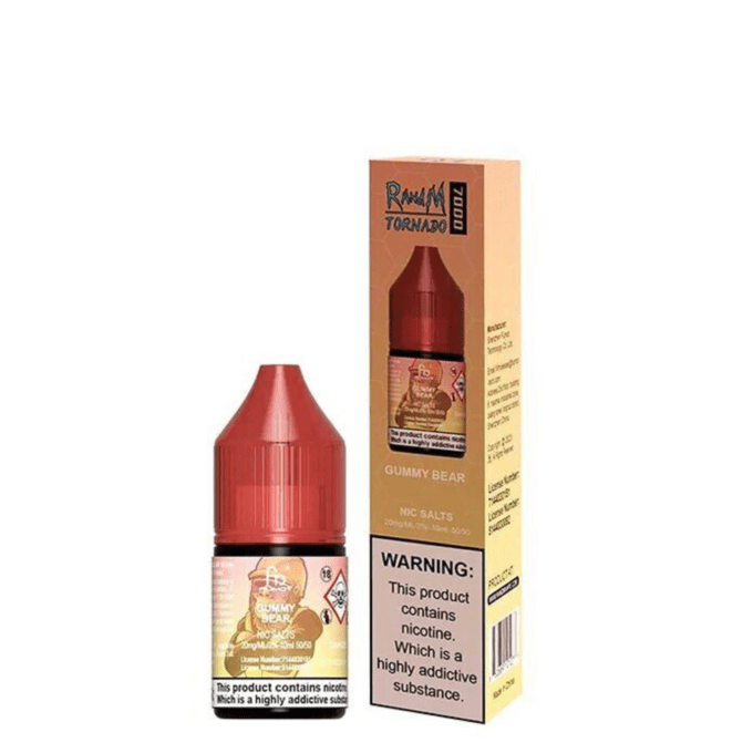 10mg RandM Tornado Nic Salts (50VG/50PG)