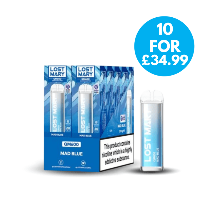 LOST MARY QM600 Box of 10 multipack for £34.99 with free delivery any flavour