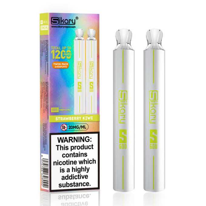 20mg SKE Sikary S600 Twin Pack Disposable Vapes