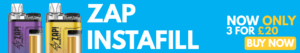 ZAP! Instafill Disposable Vape Kit Review (1)