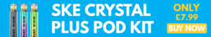 SKE Crystal Plus Vape Pod Kit Review (1)