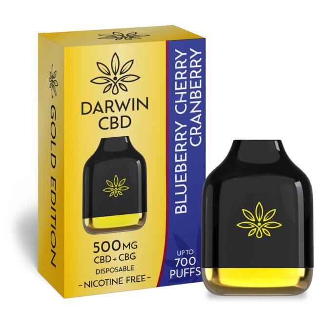 Darwin 500mg CBD+CBG Disposable