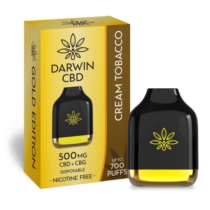 Darwin 500mg CBD+CBG Disposable
