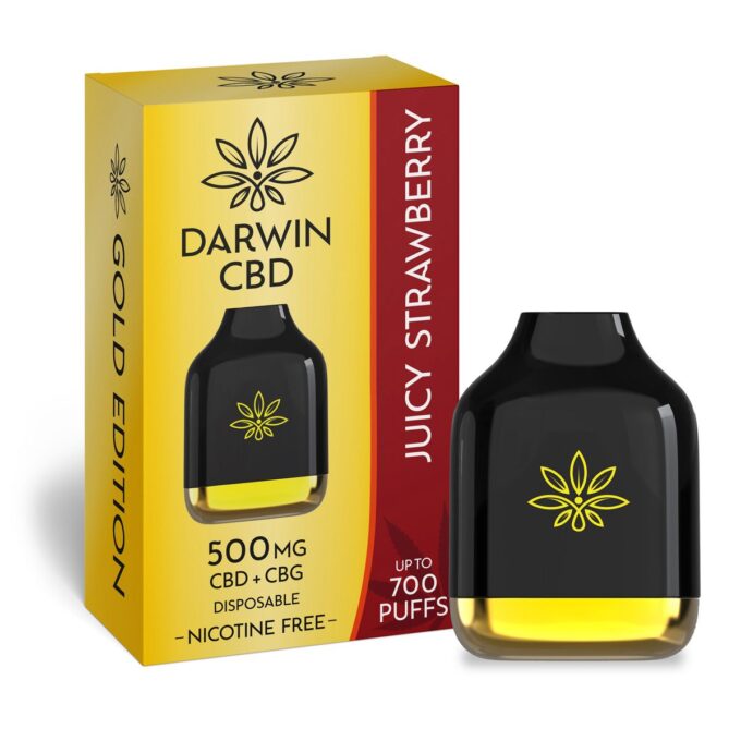 Darwin 500mg CBD+CBG Disposable